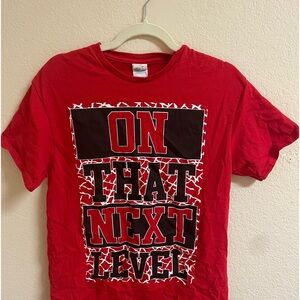 Basic Red Tee “On That Next Level”